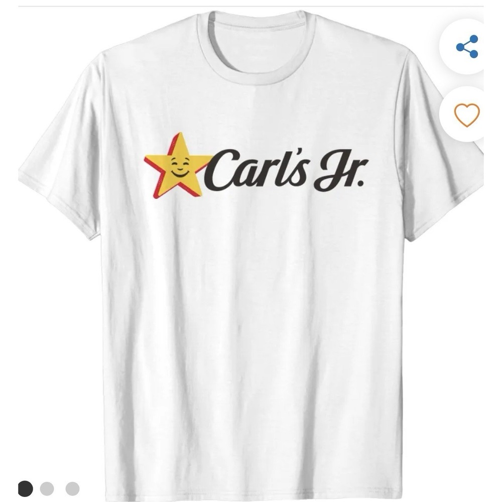 Carl's Jr. Logo American Funny T-Shirt Adult Unisex Size Large